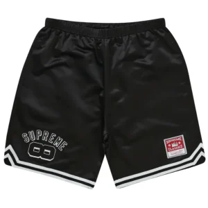 Black Supreme Basketball Shorts