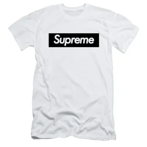 Supreme Black And White Shirt